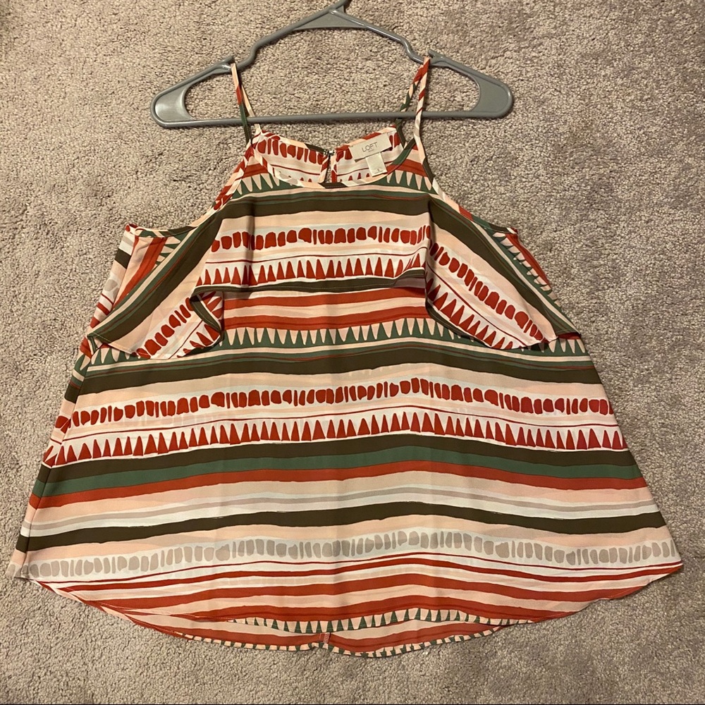 LOFT Patterned Cami — Flowy & Unique! - Picture 4 of 4